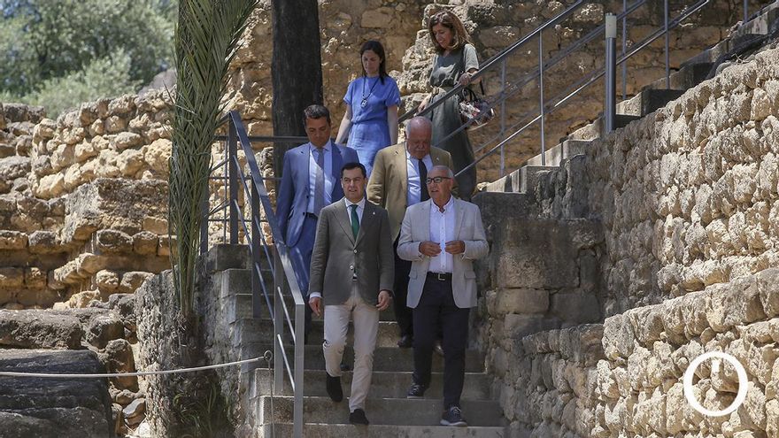 Visita de Juanma Moreno al conjunto arqueológico Medina Azahara