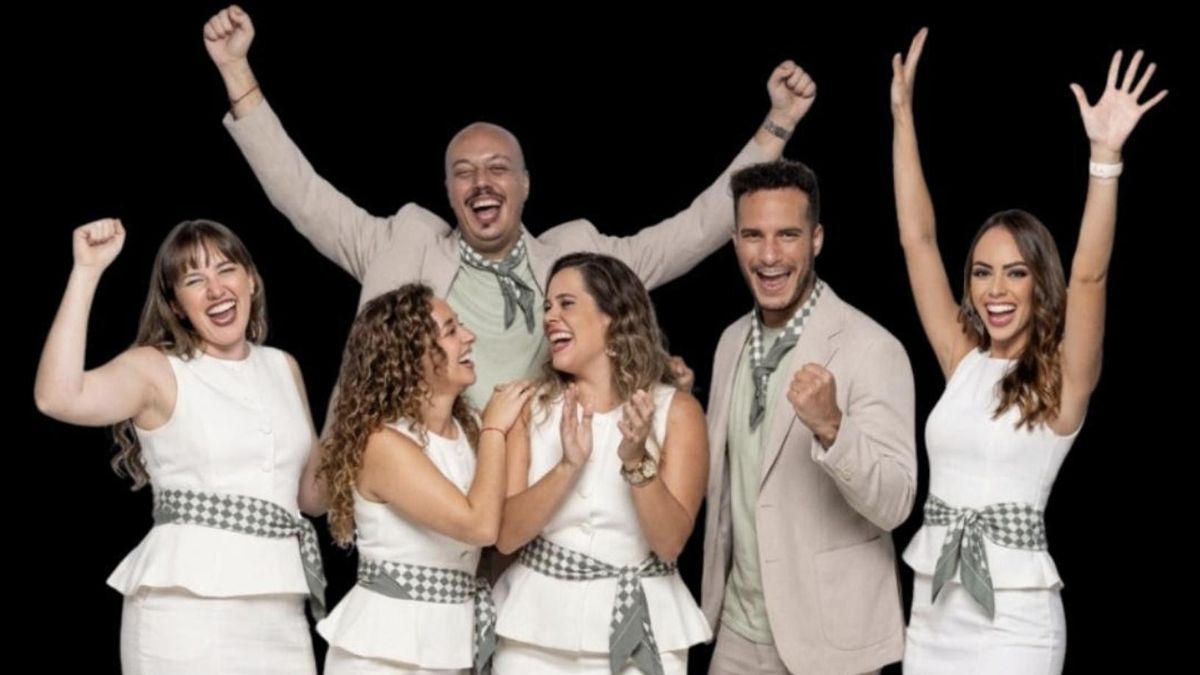 Presentadores del programa 'Noveleros' de Televisión Canaria.