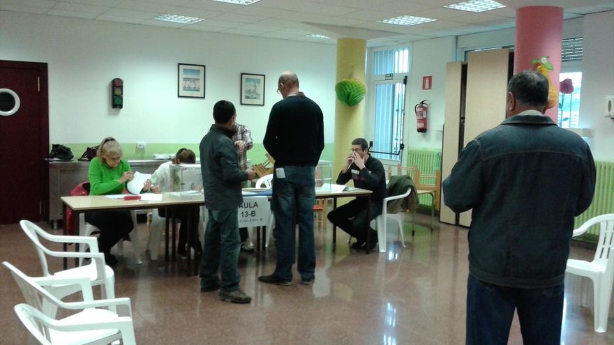 Colegio electoral en Barakaldo.