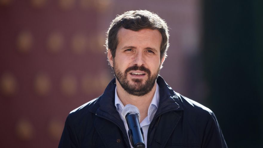El líder del PP, Pablo Casado. EFE/David Borrat/Archivo