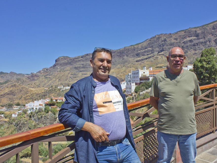 Antonio Díaz (i) y Cristóbal Sánchez (d) son muy críticos con los resultados de la Reserva de la Biosfera de Gran Canaria.