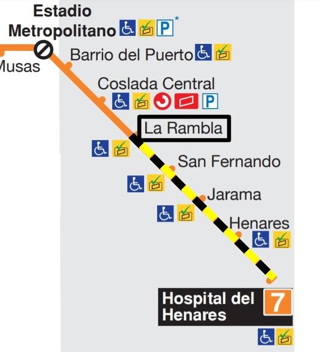 Corte de la línea 7 previsto del 12 de julio al 24 de septiembre