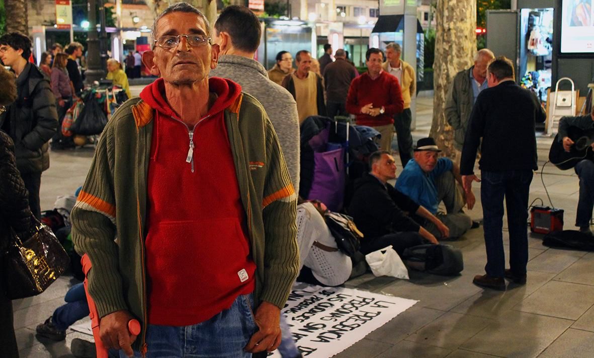 Personas sin hogar. / Juan Miguel Baquero
