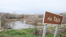 Vista del río Tajo en la provincia de Toledo, febrero 2016