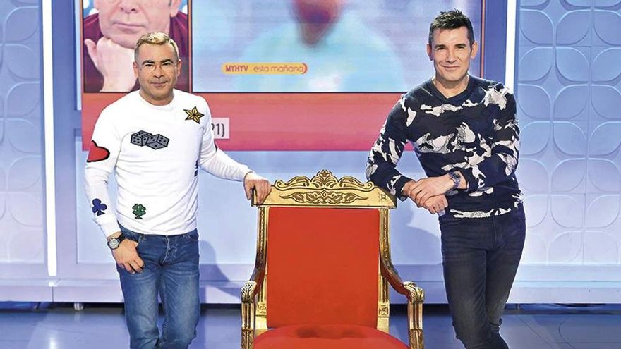 Jorge Javier y Jesús Vázquez en 'Mujeres y Hombres y Viceversa'