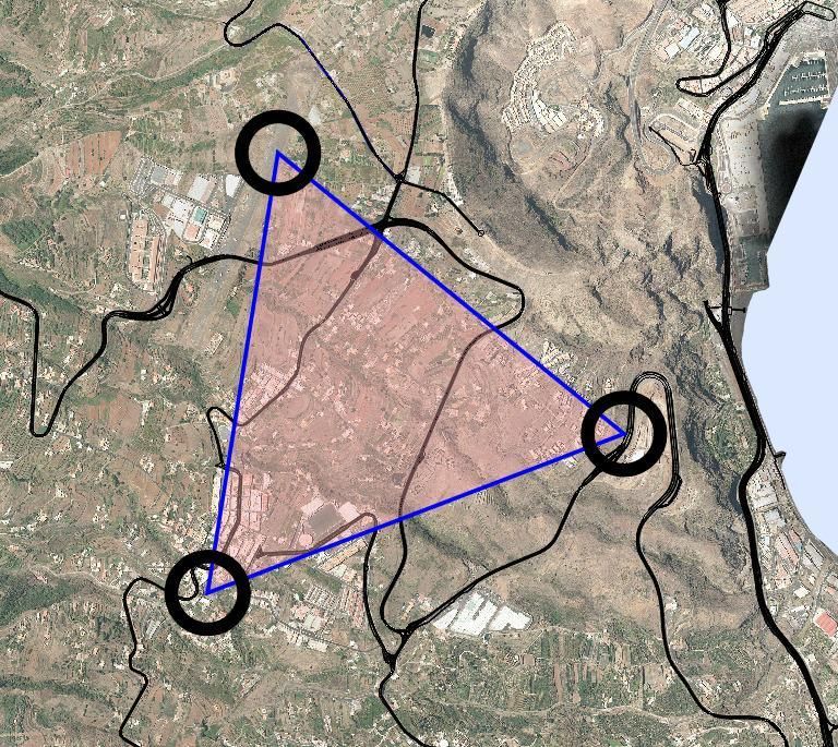 Planeamiento del nuevo espacio comercial de Breña Alta.