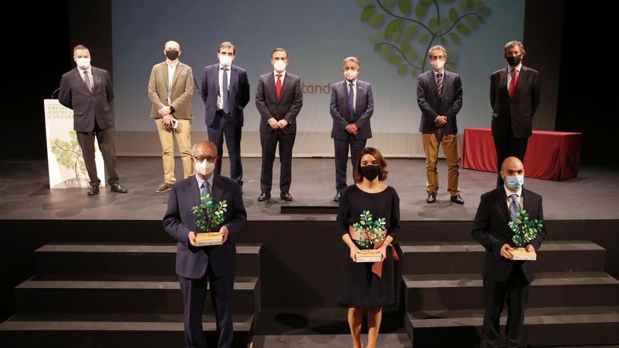 Revilla en el acto de entrega de Premios Emprendedores.