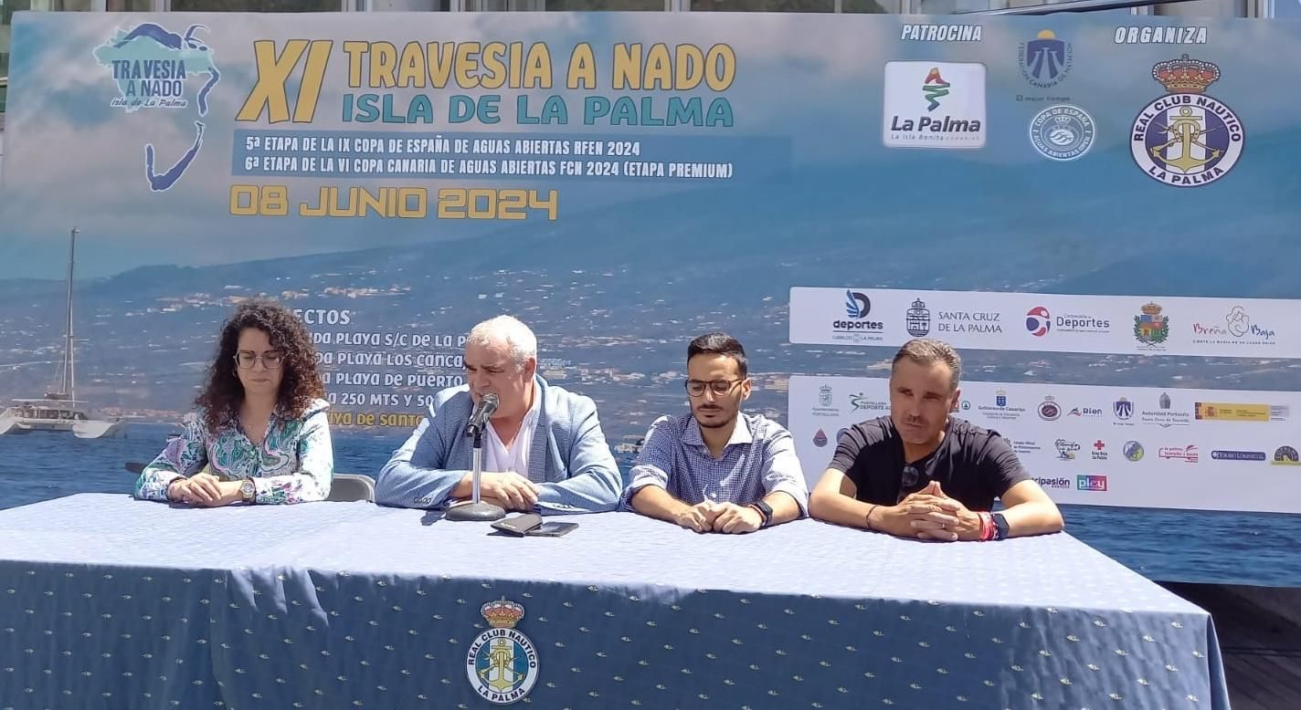 Presentación de la XI Travesía a Nado Isla de La Palma.