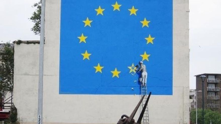 Graffiti de Banksy sobre el Brexit