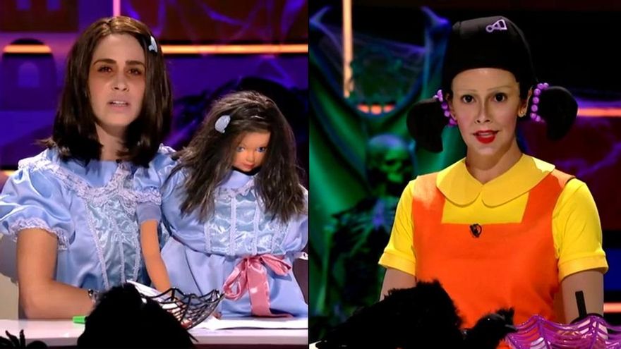 'El juego del calamar' marca el Halloween de 'Zapeando', con Pedroche como su siniestra muñeca