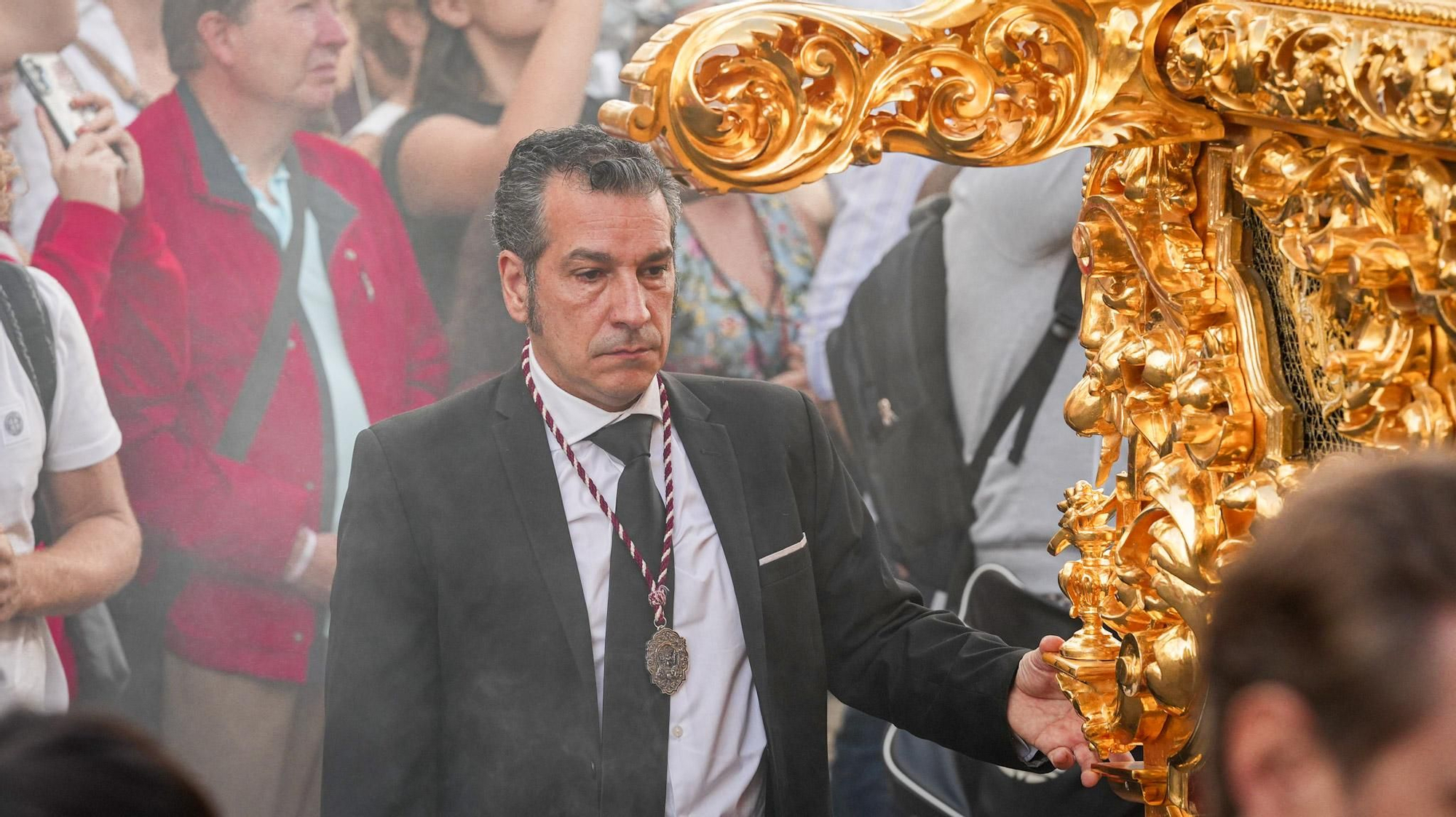 El regreso de la Hermandad de la Cena tras el Vía Crucis Magno