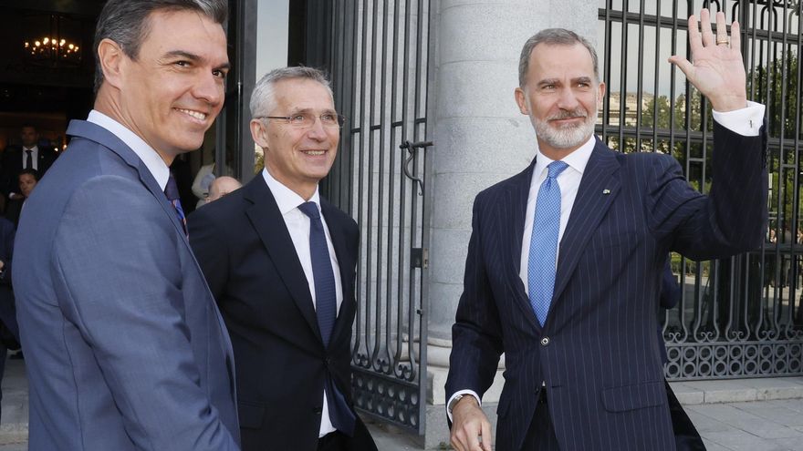 Pedro Sánchez: "Es imprescindible reforzar la disuasión ante Putin y eso se obtiene con más gasto en defensa"