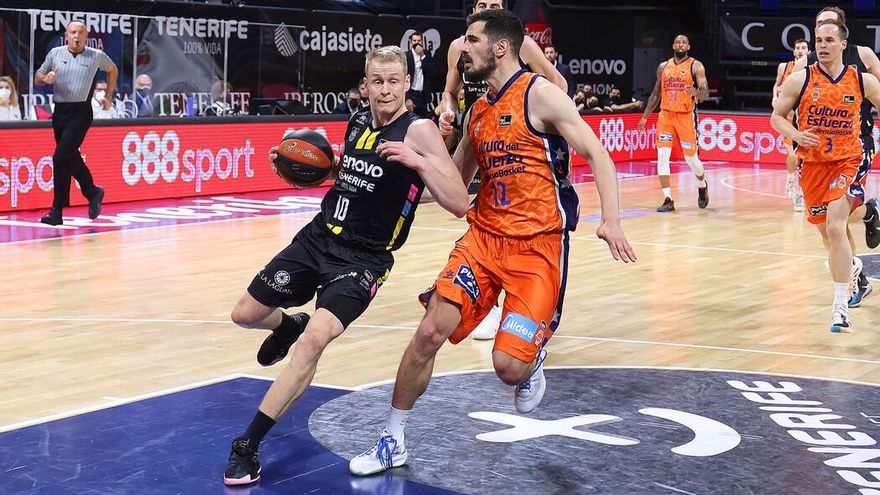 Golpe de autoridad del Lenovo Tenerife frente al Valencia