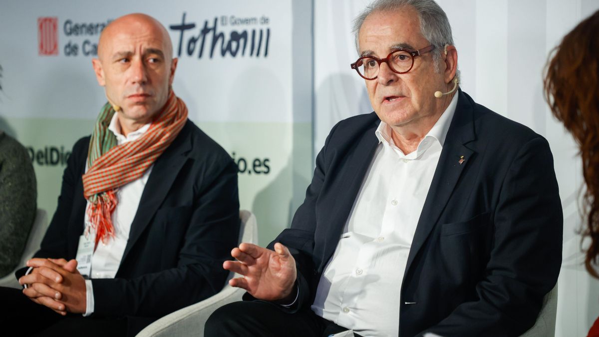 Jordi Valls, Cuarto Teniente de Alcalde del Ayuntamiento de Barcelona. Responsable de las áreas de Economía, Vivienda, Hacienda y Turismo; y Josep Maria Borrell, director del Instituto Metropolitano de Promoción del Suelo y Gestión Patrimonial (IMPSOL), del Área Metropolitana de Barcelona (AMB).