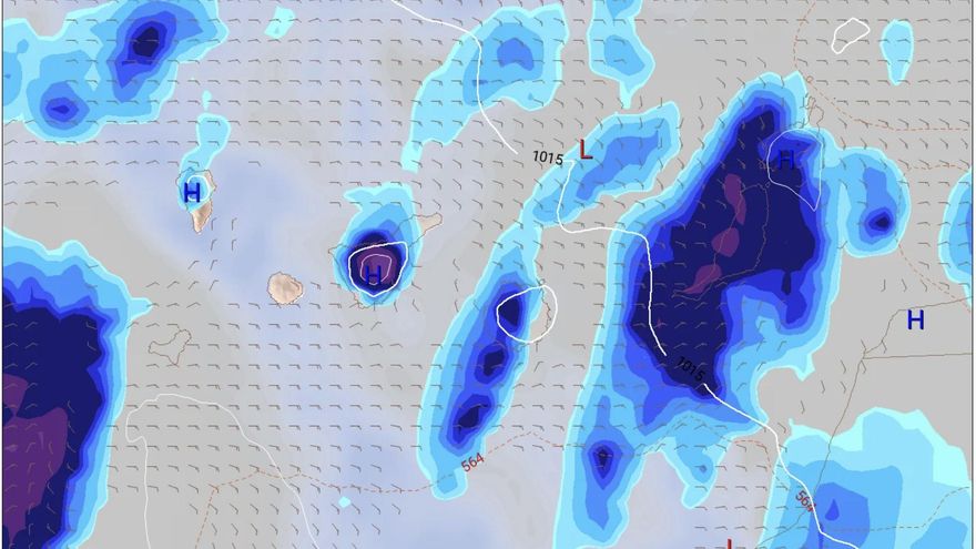 Lluvia, calor, calima y una dana para despedir octubre: la previsión de Aemet para Canarias