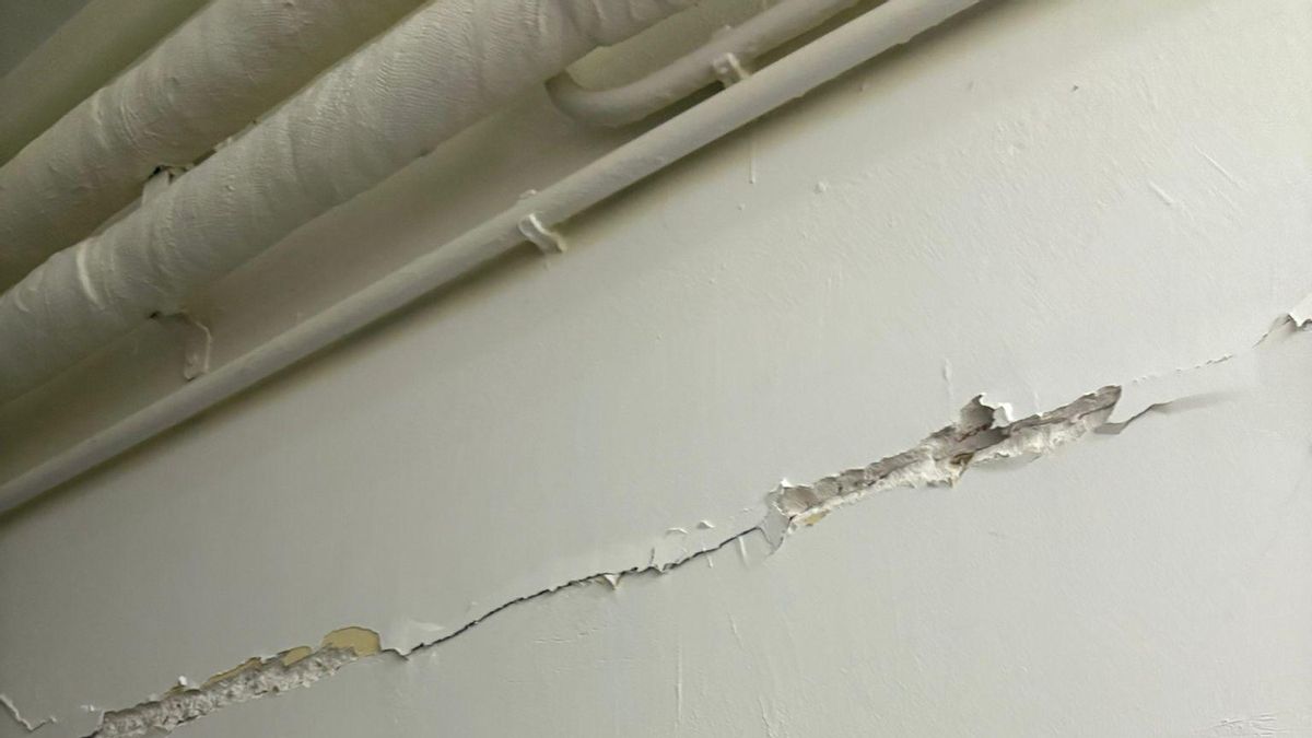 Estado de deterioro del colegio Marqués de Vallejo