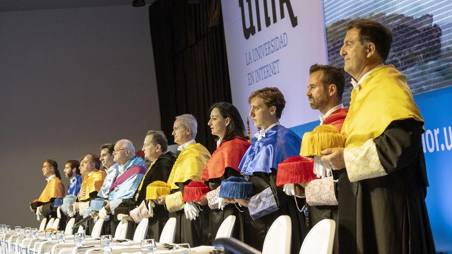 Acto de graduación de UNIR en Ecuador.
