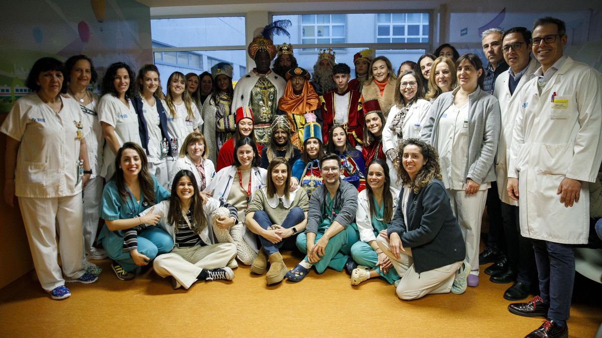 Los Reyes Magos han visitado el Hospital San Pedro