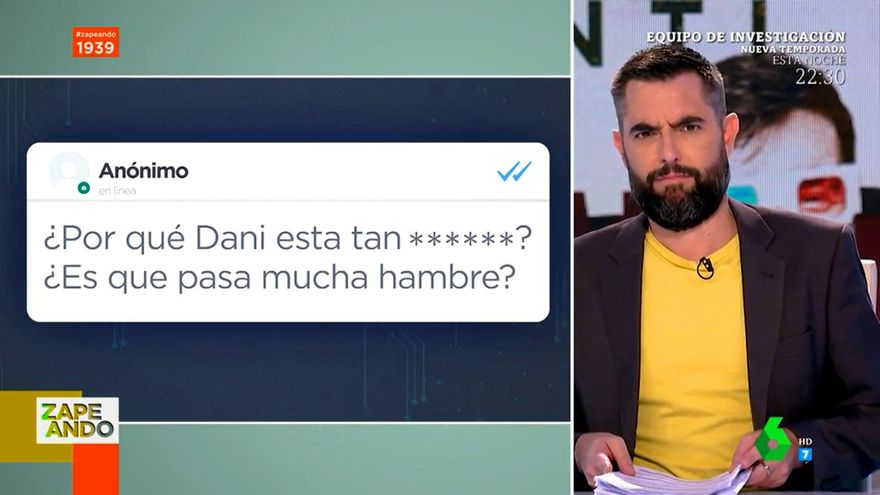 'Zapeando' descubre los insultos que reciben sus colaboradores en Twitter: "¡Eso sí que es un piropo!"