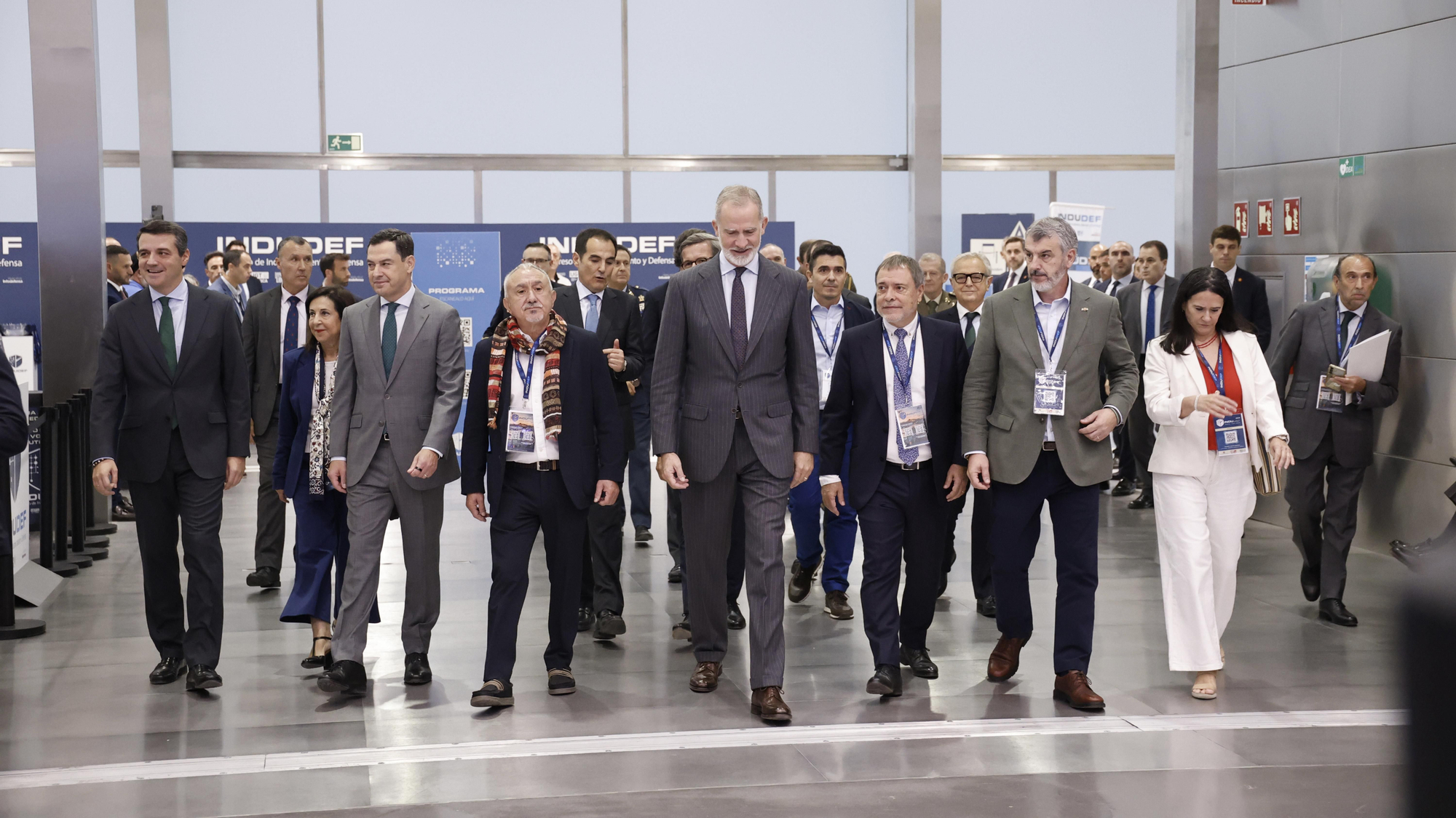 El Rey Felipe VI asiste a la jornada de clausura del Foro Indudef