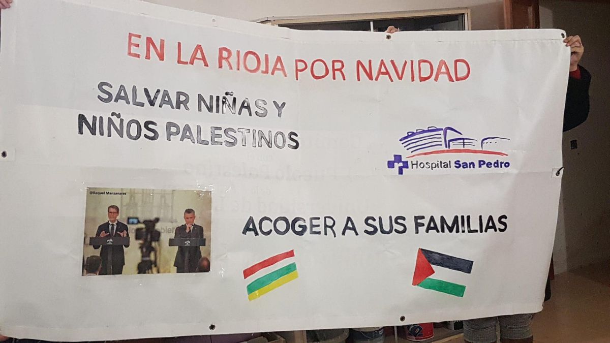 En La Rioja por Navidad: piden que menores palestinos enfermos sean atendidos en el Hospital San Pedro