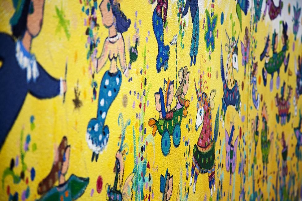 Proyecto Arte para todos, en el Polígono Sur de Sevilla.