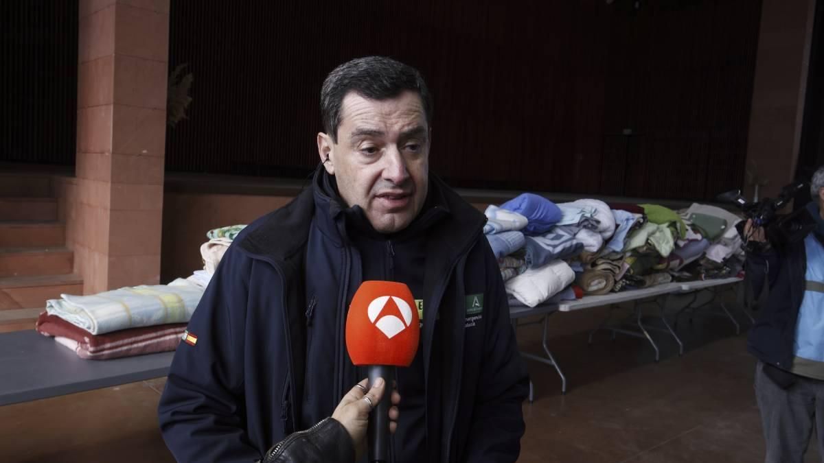 Juanma Moreno, de nuevo en Adamuz