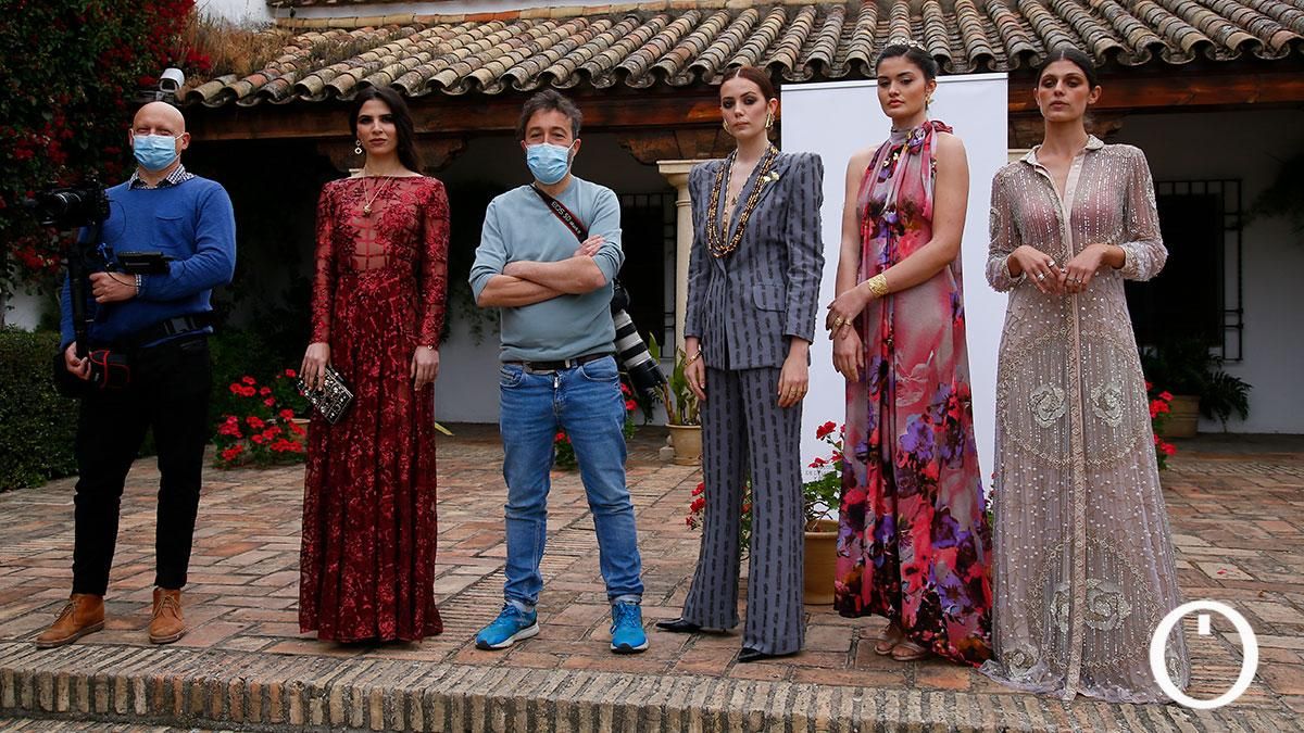 Sesión de fotos en la que participan varios diseñadores cordobeses para la promoción de la joyería cordobesa