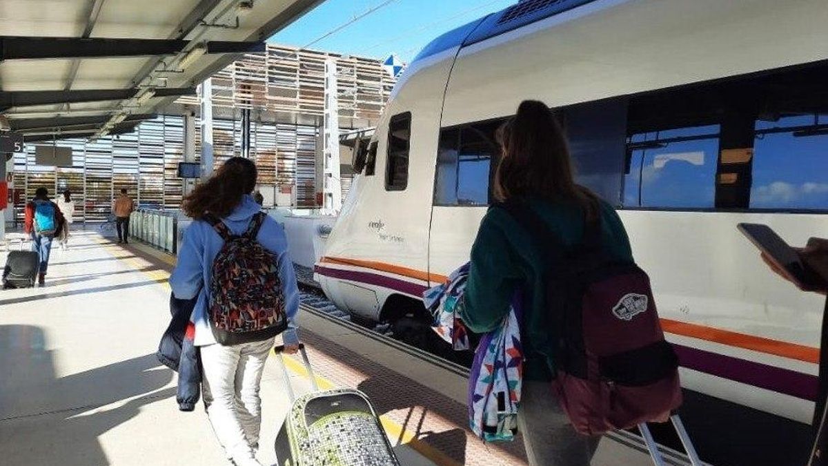 Estación de trenes de Huelva.