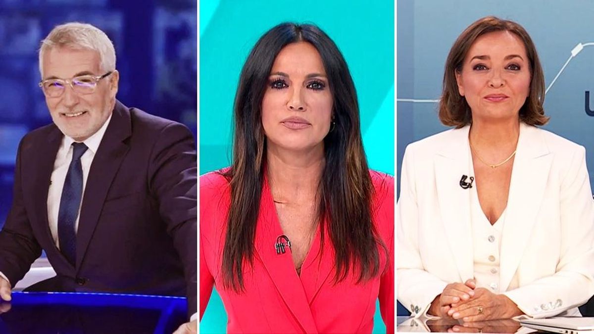 La revolución de los informativos: un aluvión de cambios entre los presentadores de TVE, Telecinco y laSexta