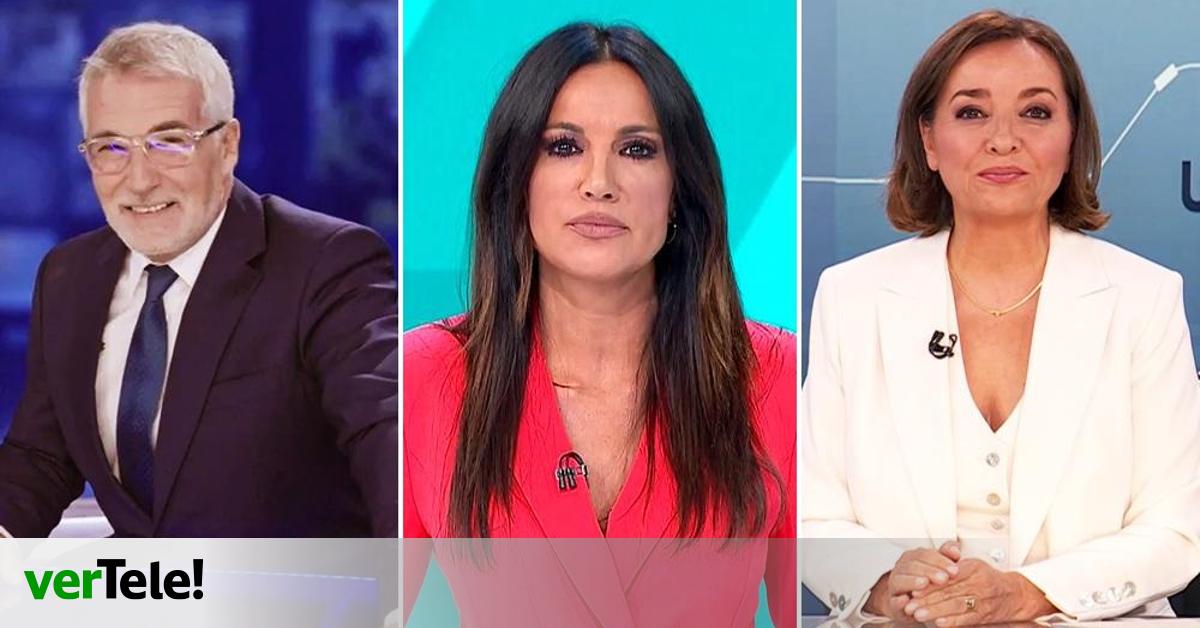 La revolución de los informativos: un aluvión de cambios entre los presentadores de TVE, Telecinco y laSexta