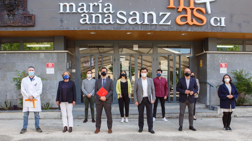 Participantes en el proyecto Cooperative Campus con representantes del Gobierno de Navarra y de ANEL