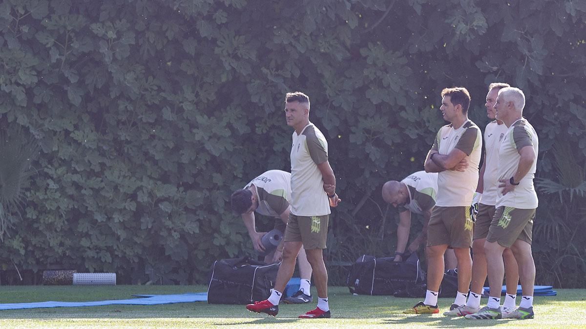 Primer entrenamiento de pretemporada del Córdoba CF, en imágenes