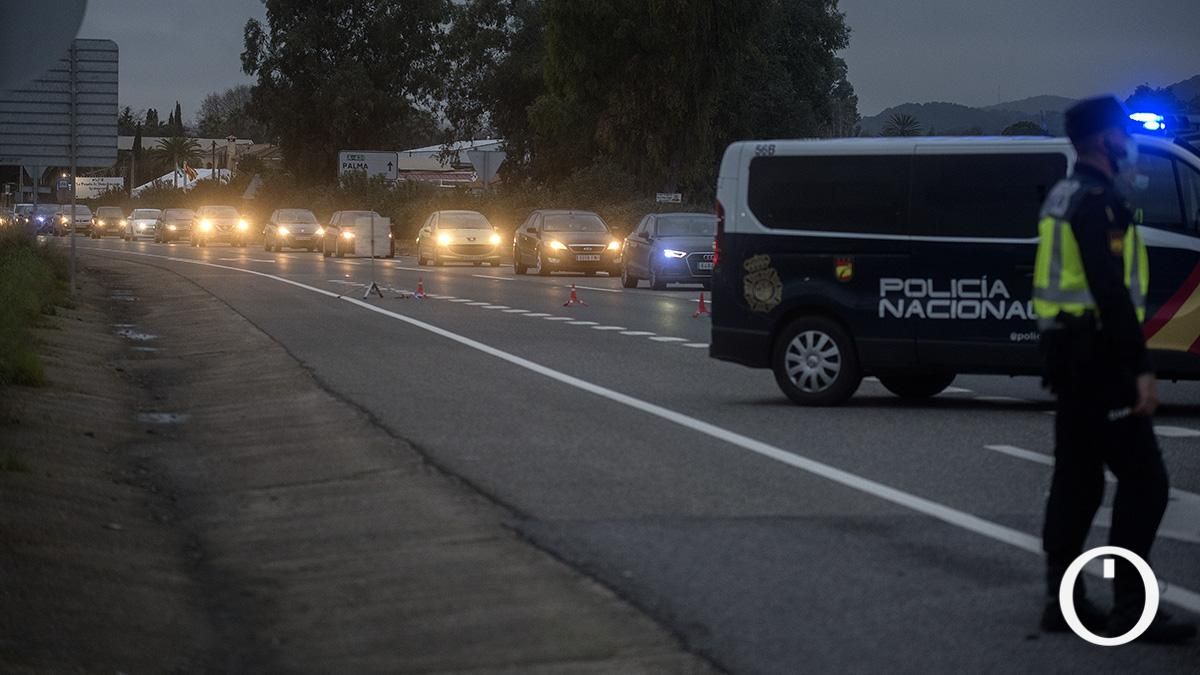 Control de Policía Nacional