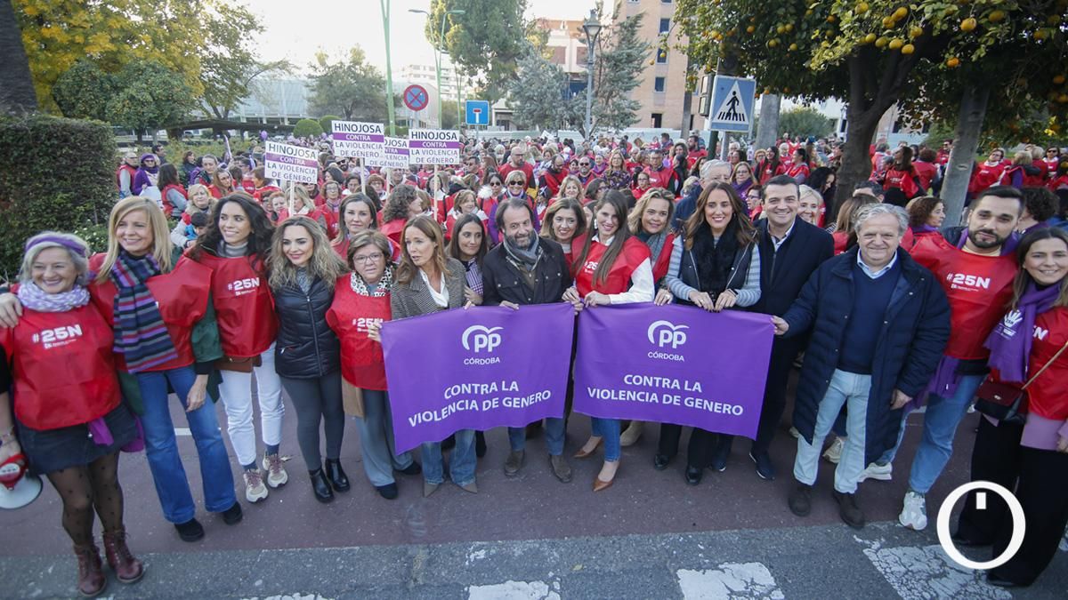 Manifestación contra la violencia machista 25N