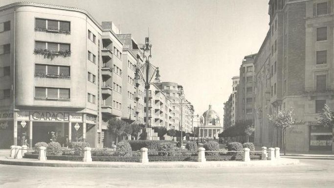 Plaza de Merindades, 1950