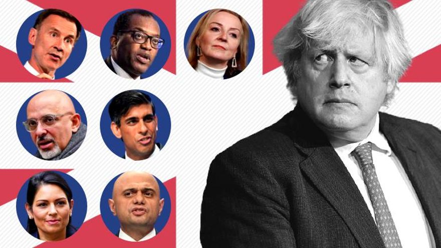 El ministro de Economía y la canciller, mejores posicionados para reemplazar a Boris Johnson