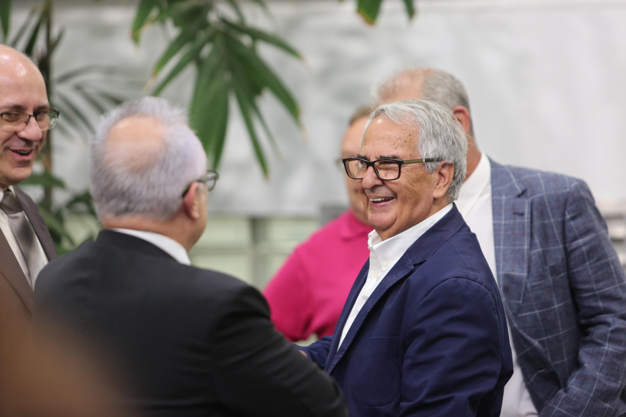El empresario Sebastián Grisaleña en la presentación del pacto del Cabildo.