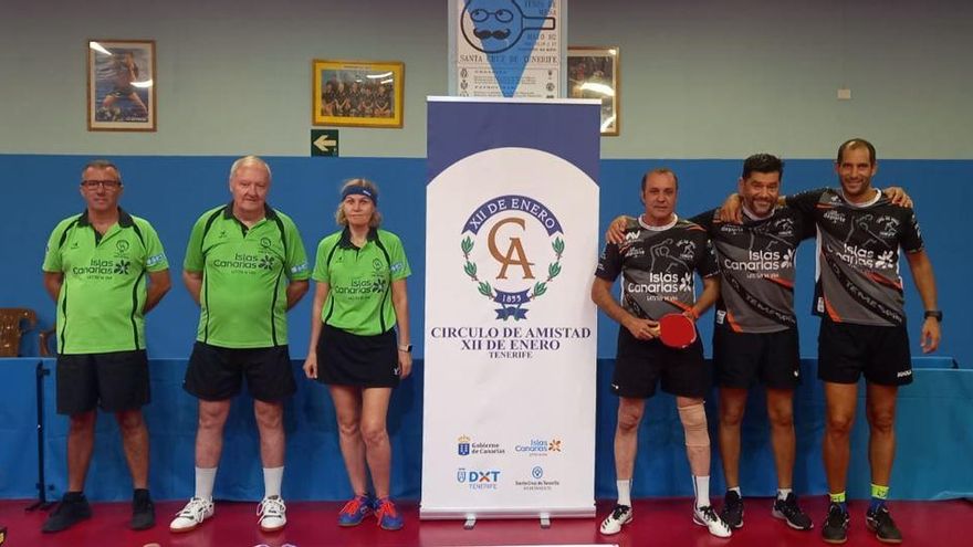 Nuevo pleno de victorias de los equipos de tenis de mesa del Círculo de Amistad XII de Enero