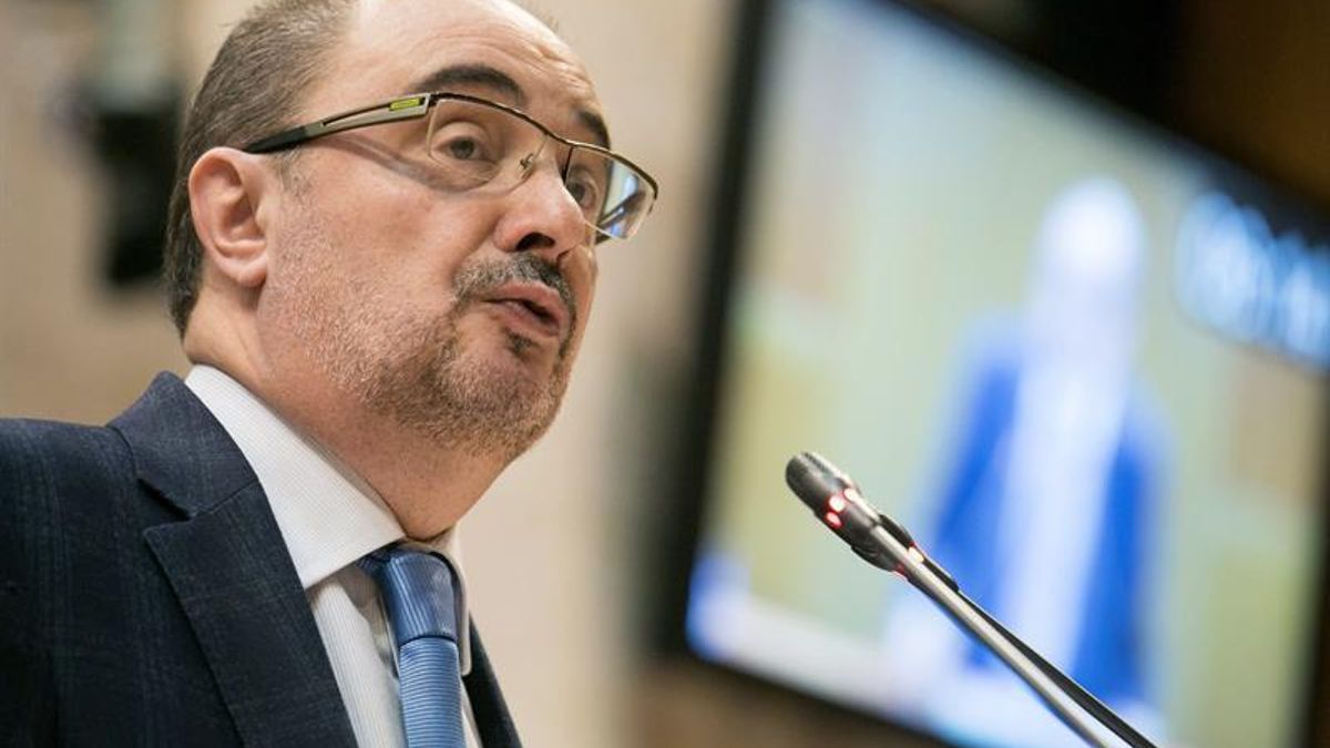 El presidente de Aragón, Javier Lambán, en una imagen de archivo.