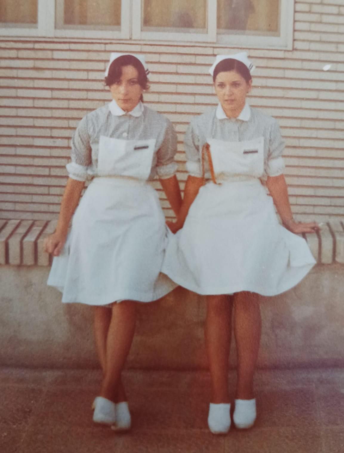 Alumnas de segundo de la Escuela de Enfermería de Ponferrada.