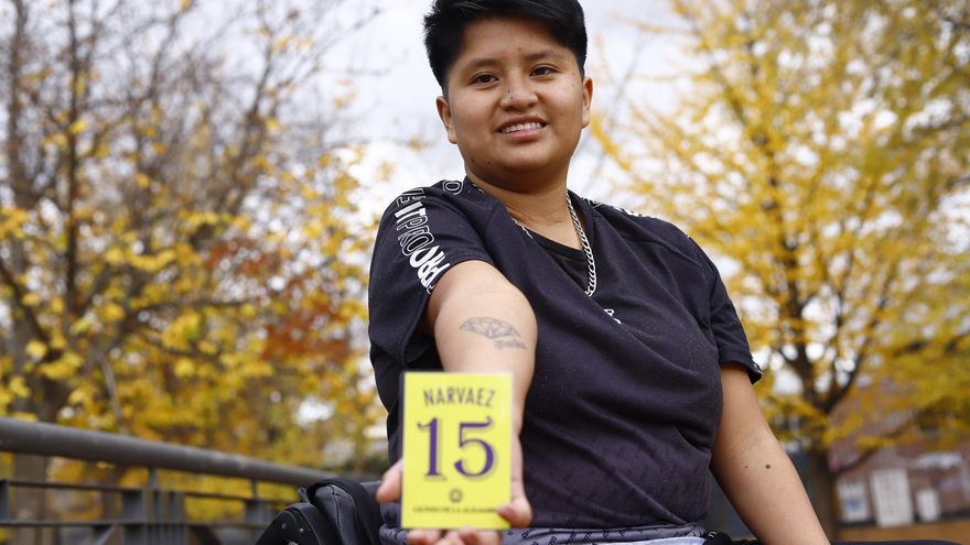 Janeth Narvaez, la historia de una mujer en un equipo de fútbol... en silla de ruedas