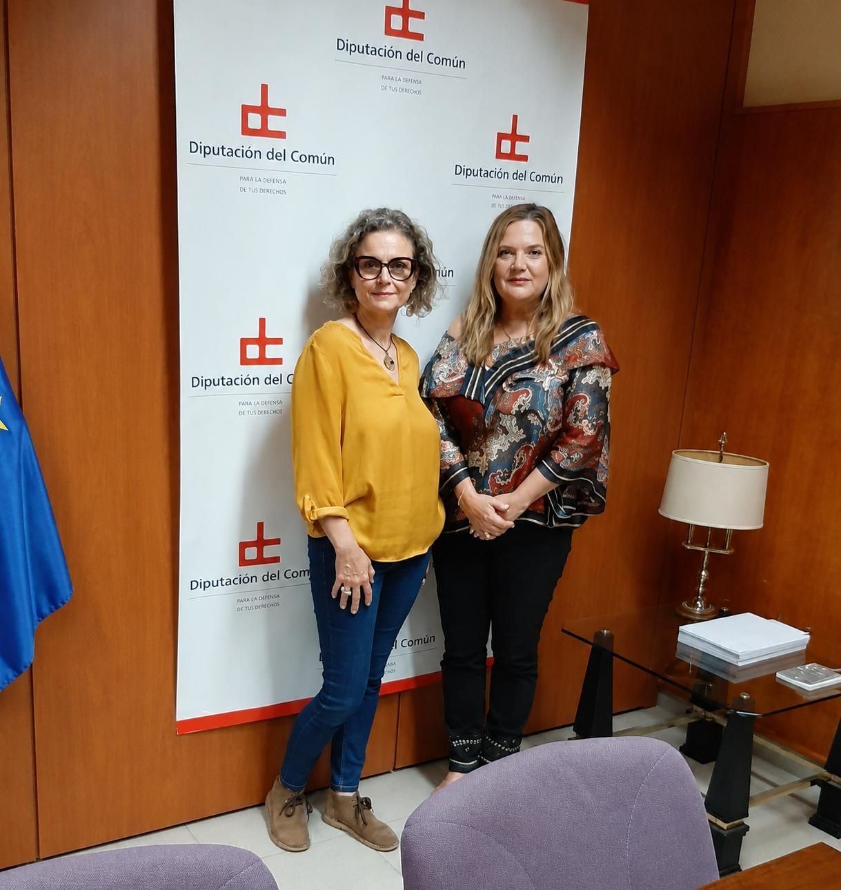 Nanda Santana y Ana de León.