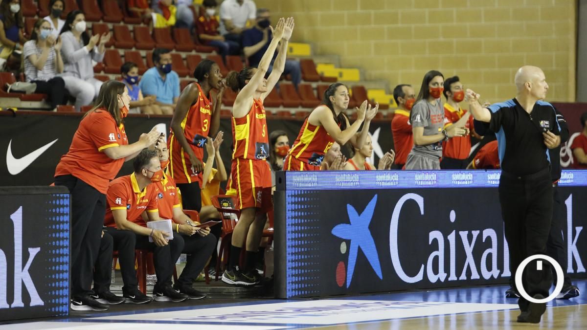 Las imágenes del España - Bélgica