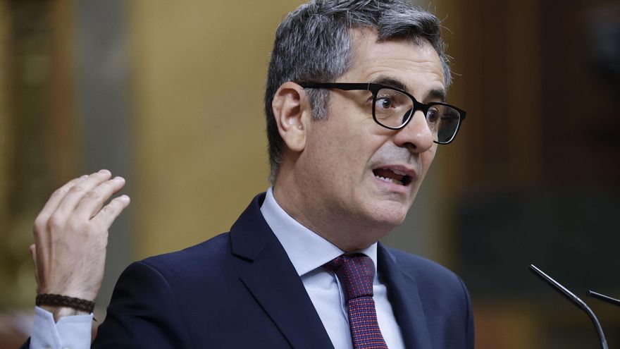 El ministro de Justicia, Presidencia y Relaciones con las Cortes, Félix Bolaños. EFE/ Chema Moya