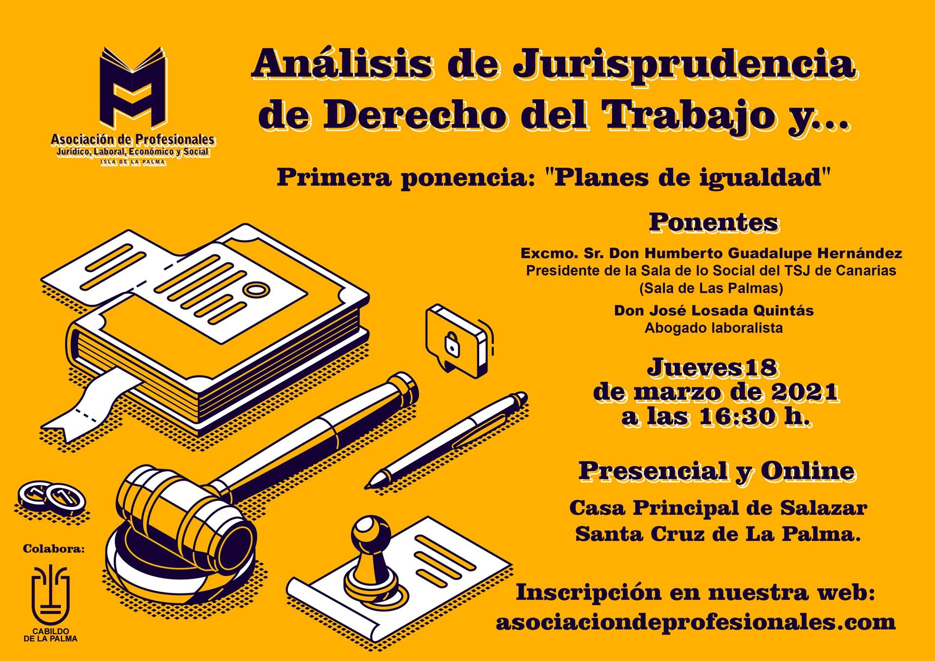 Cartel de las jornadas.