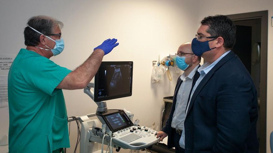 Ya en funcionamiento el ecógrafo donado por Contourglobal a Rioja Salud