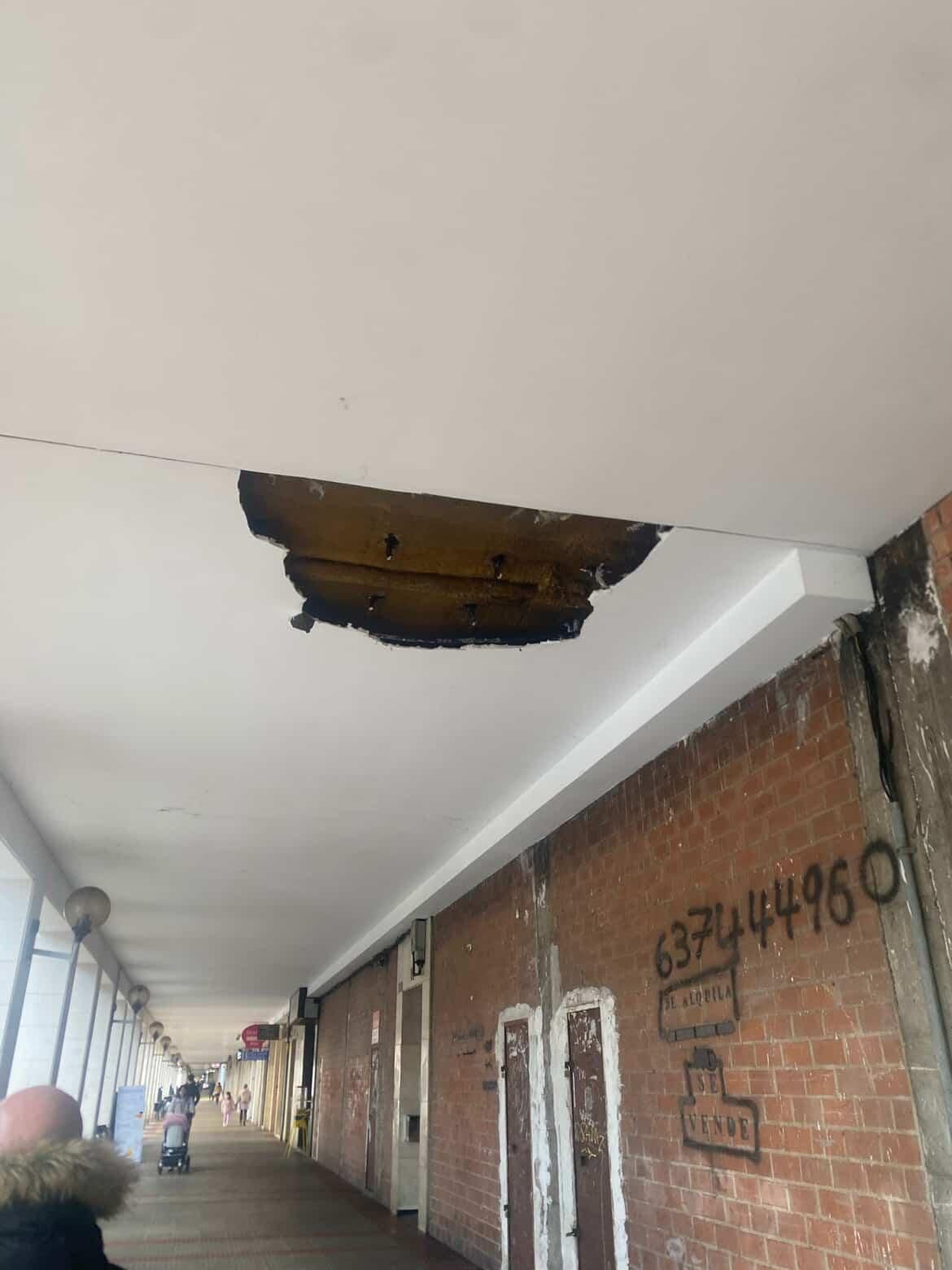 Desprendimiento en Club Deportivo