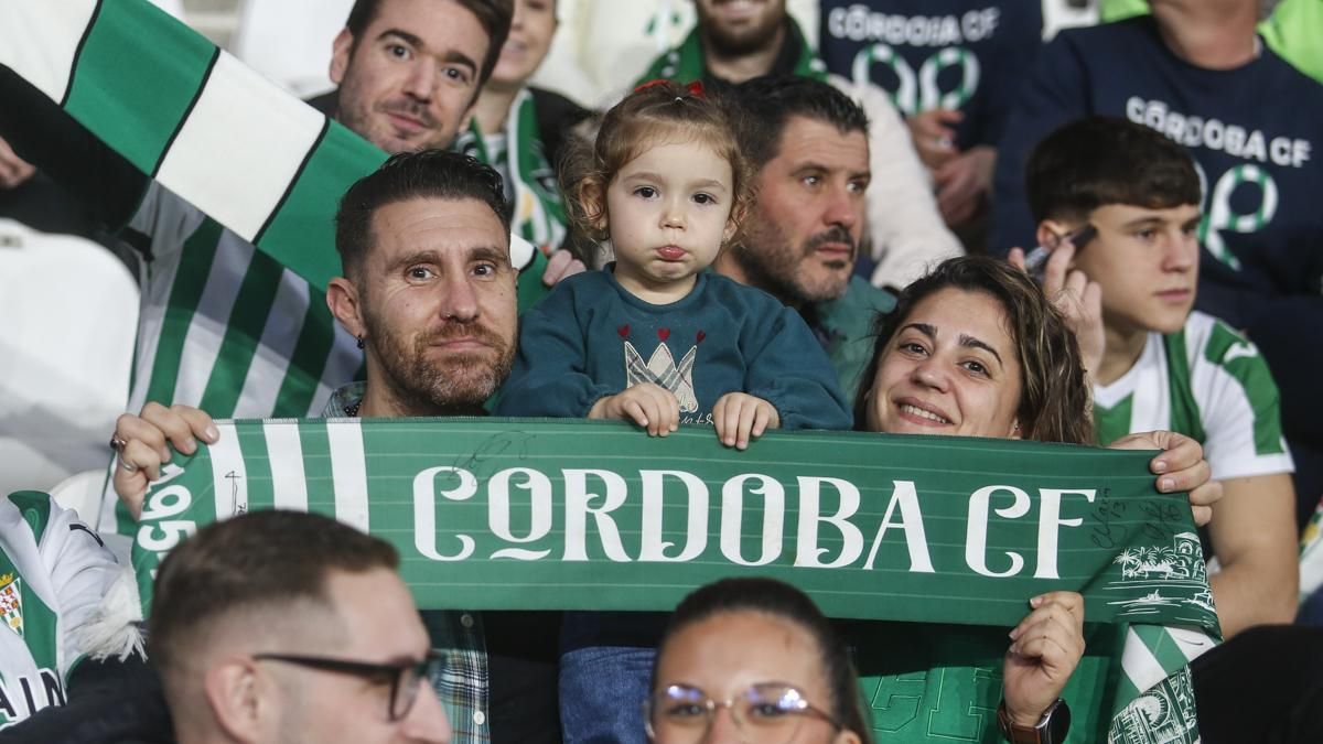 Grada Blanquiverde del Córdoba CF - RC Deportivo
