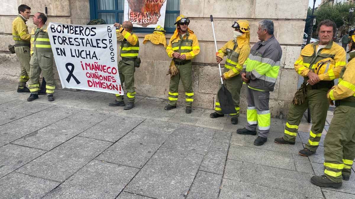 Burgos homenajea al bombero forestal muerto en los incendios de León
